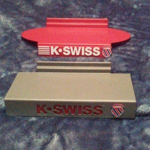 K-SWISS Rare Vintage Shoe Shelf Shelves Display for slat walls